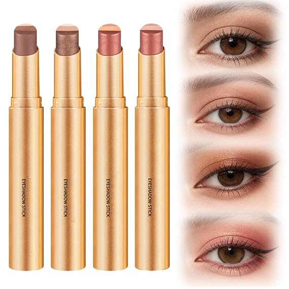 2026 New 3 Color Eyeshadow Stick, Upgraded Long Lasting & Waterproof