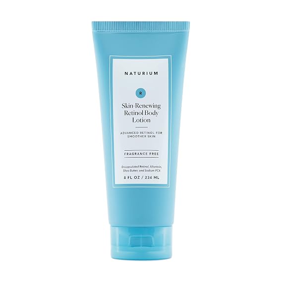 Naturium Skin-Renewing Retinol Body Lotion, with Shea Butter, 8 fl oz