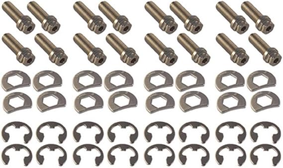 8913A 1" Locking Header Bolt kit for Ford Small Block