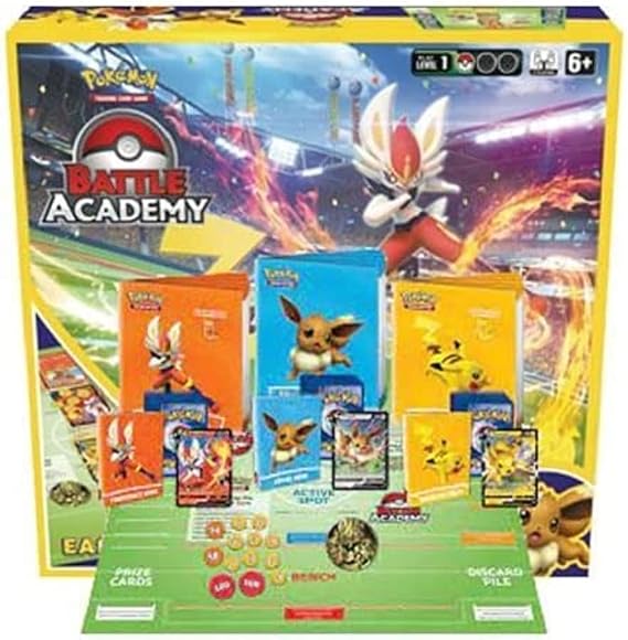 Pokemon TCG #80906 Battle Academy 2022 Deck Set - (3 Decks) 180 Total Cards