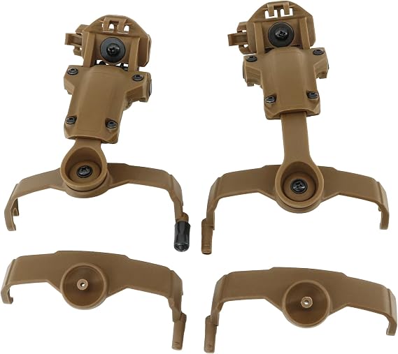 ARC Rail Adapter for PELTO Comta III Tactical Headset Compatible with Ops-Core Fast ACH ARC Rail Mounting (CB)