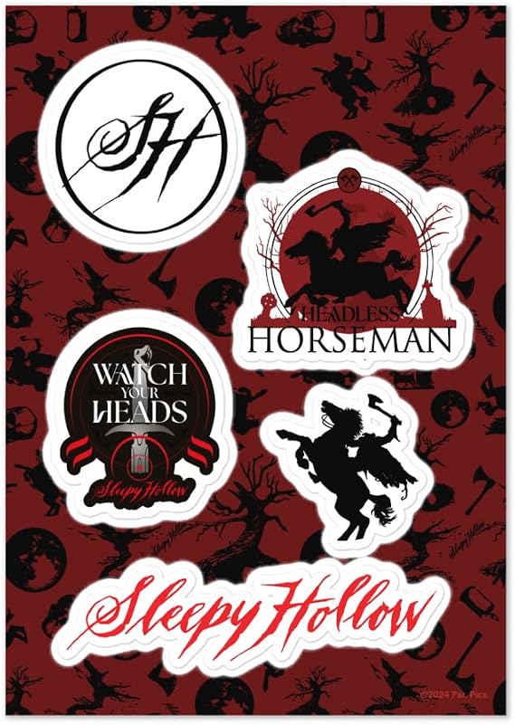 Sleepy Hollow Icons Sticker Sheet - Officially Licensed