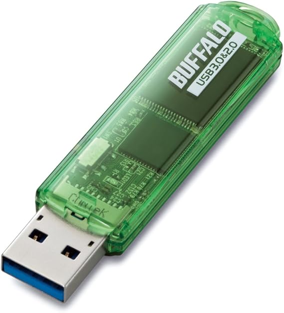 Buffalo BUFFALO USB 3.0 Compatible USB Flash Drive Standard 16GB Green RUF3-C16GA-GR