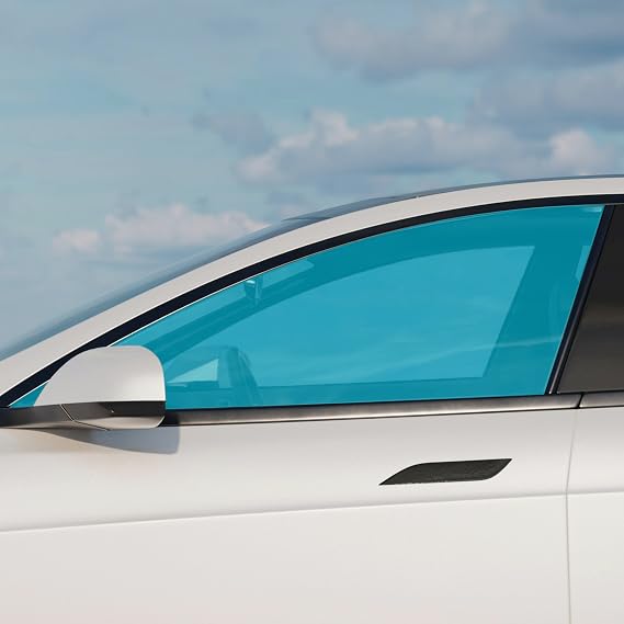 TWRAPS Window Tint for Tesla Model S 2021-2026 Refresh Plaid & Long Range, VLT Nano Ceramic IR Film Blocks 99% Harmful UV Light, Rejects 50% Heat, Precut Kit Accessory (Limo 5%, Front Doors)