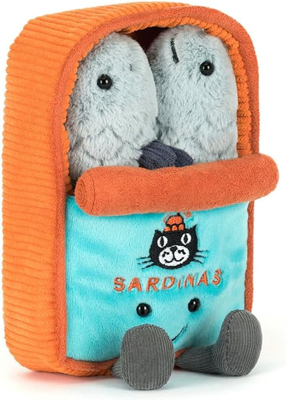 Jellycat Amuseables Sardine Tin Plush
