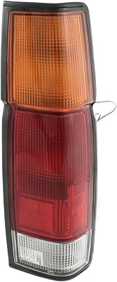 Tail Light Assembly Rear Right Passenger Side Red Clear Lamp Brake for Nissan for D21 E XE-89 & BaseSE 86-94 B65503B300 9593034
