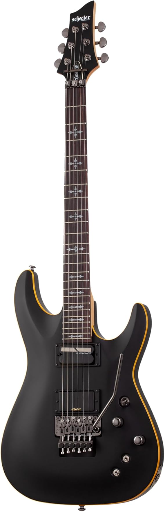 Schecter Demon-6 FR S Electric Guitar - Satin Black