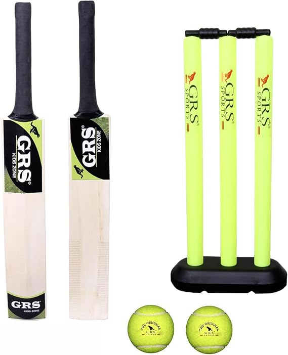 GRS Super Kids Zone Popular Willow Wooden Cricket Kit for Kids