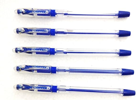 Cello Gripper Ball Point Pen (Blue Ink) - Pack of 10