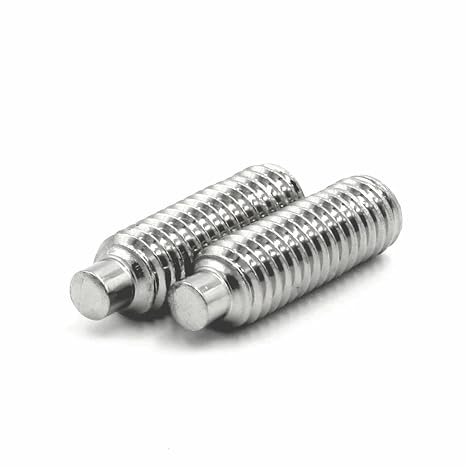 M6 Hexagon Socket Set Screws with Dog Point, M6 Grub Screws Dog Point, Stainless Steel, 30 pcs (M6 x 8 mm)