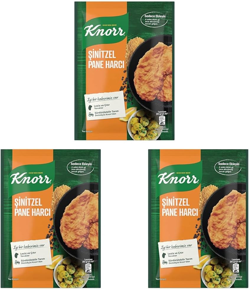 Knorr Şinitzel Pane Harcı 90 g (3 paketi)
