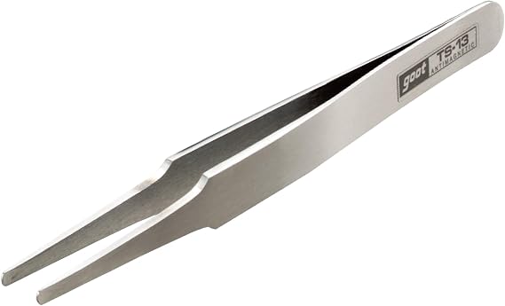 Taiyo Electric Corporation TS-13 Precision Tweezers, Round Mouth Type