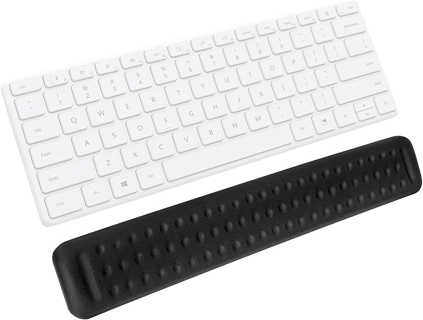 Klavye Bilek Desteği, Bilgisayar Klavyesi için Bilek Destekliği, Kaymayan PU Tabanlı Ergonomik Klavye Bilek Desteği, Ofis, Ev ve Laptop Kullanımı için Ağrı Giderici