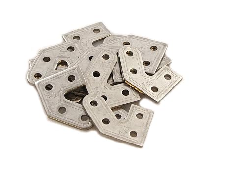 45 Degree Brackets (Pack of 12) Designed for MakerBeam (10x10mm in Diameter).