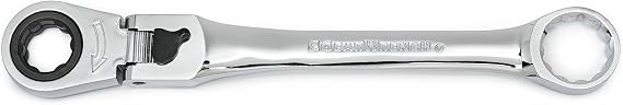GEARWRENCH 12 Pt. Locking Flex Head Double Box Ratcheting Wrench, 7/8" - 89042