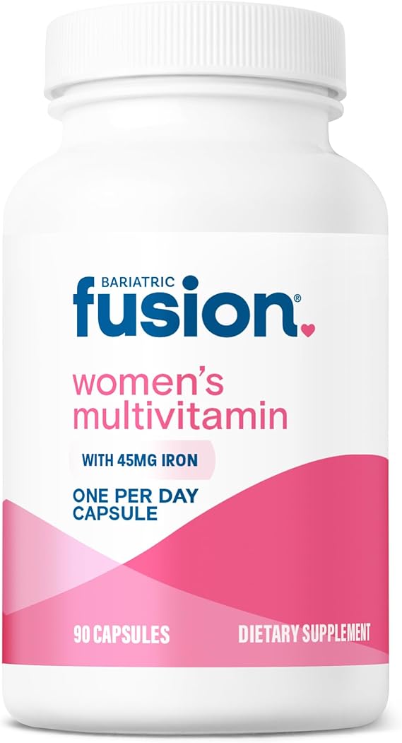 Bariatric Fusion One Per Day Bariatric Multivitamin with Iron for Women | with Hair and Nails Vitamin Blend | Gastric Bypass and Sleeve Gastrectomy |