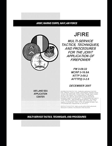 Fm 3-09.32 Multi-service Tactics, Techniques, And Procedures For The Joint Application Of Firepower
