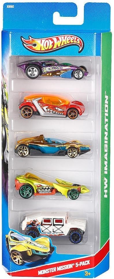 Hot Wheels, HW Imagination, Monster Mission 5-Pack