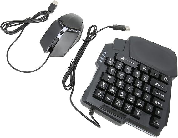 Mobile Game Combo Pack Gaming Keyboard Mouse Converter for Android 4 in 1 e Game iOS, ABS Material