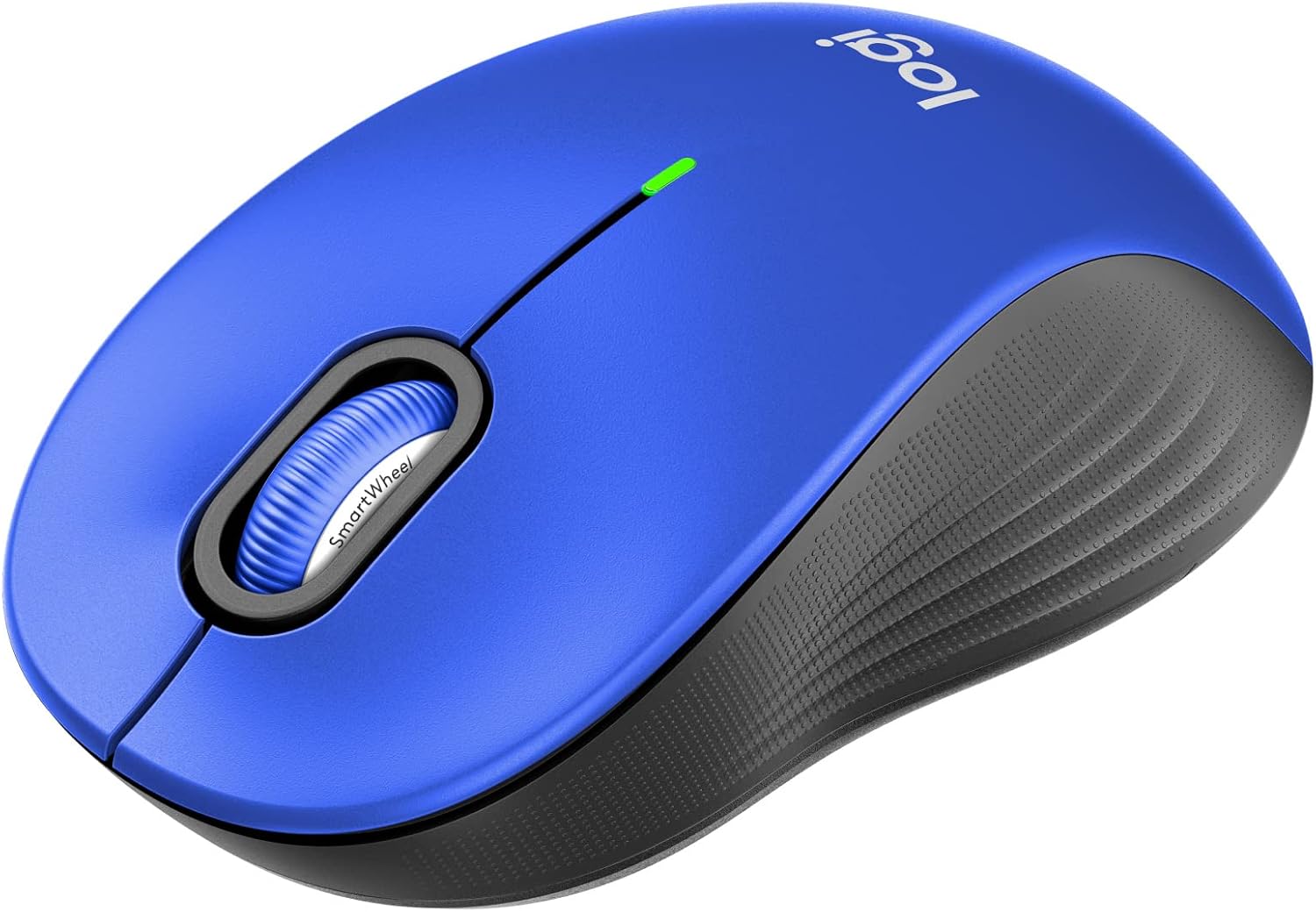 Logitech Signature M550MBL Silent Wireless Mouse, Quiet, Bluetooth, Logi Bolt, Not Compatible with Unifying, Windows, Mac, iPad, Android, Chrome OS, Scroll Wheel, M550 Regular, Blue