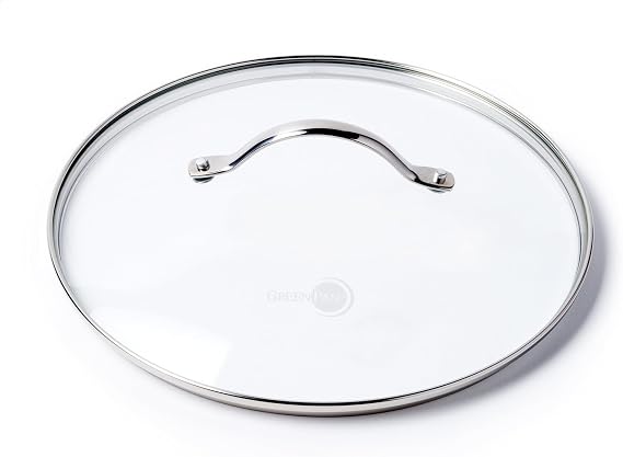 GreenPan Glass Lid with Stainless Steel Handle, 10"