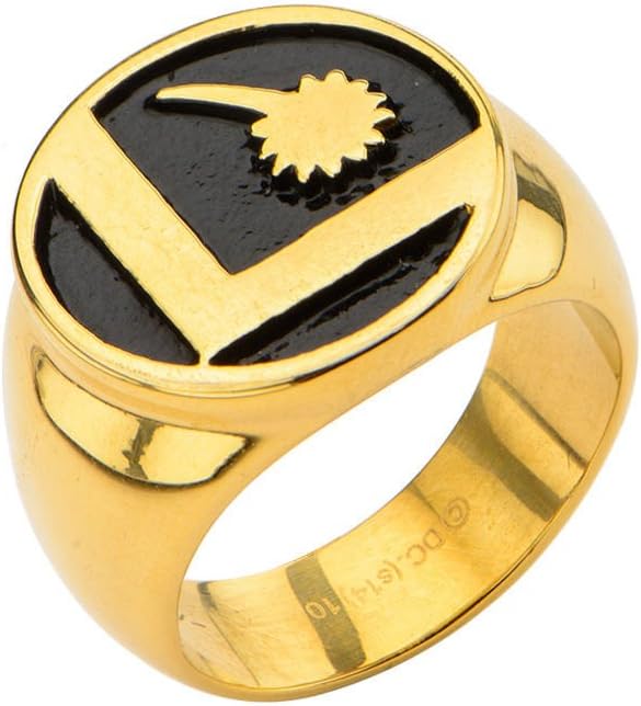 SalesOne DC Legion Of Superheroes Logo Stainless Steel Ring