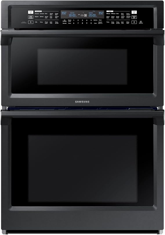 SAMSUNG 30" Combination Microwave Wall Oven, Black Stainless Steel, NQ70M6650DG/AA