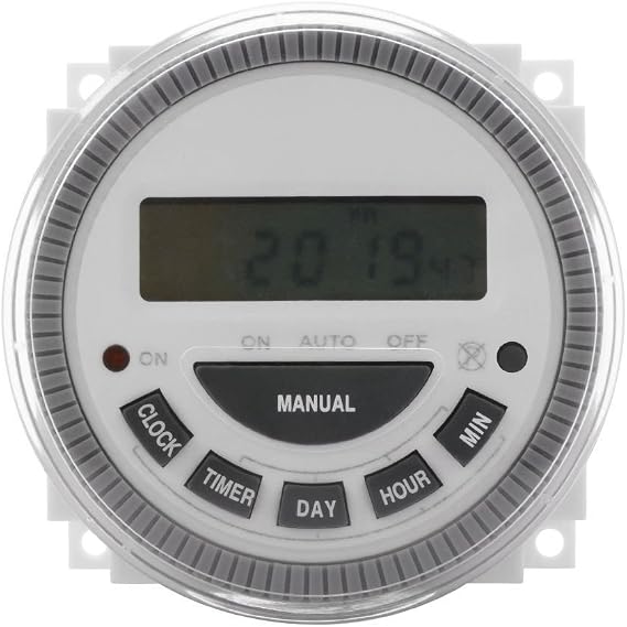 7 Day Programmable Timer Switch- Pool/Gate/Sprinklers/Lights- 120v Input - ET3 Substitute