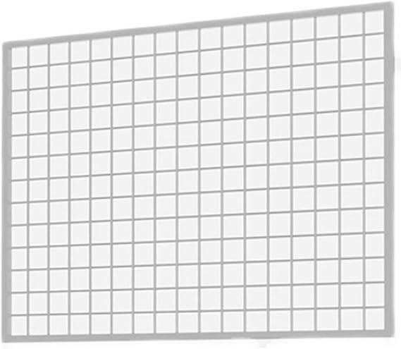 Gridwall Panels,Heavy Duty Commercial Grade Retail Display Racks,Photo Grid Wall Shelf,Home Bedroom Office Grid Storage Units,Store Shopfitting Decorative Shelves,White,47.25X23.63In