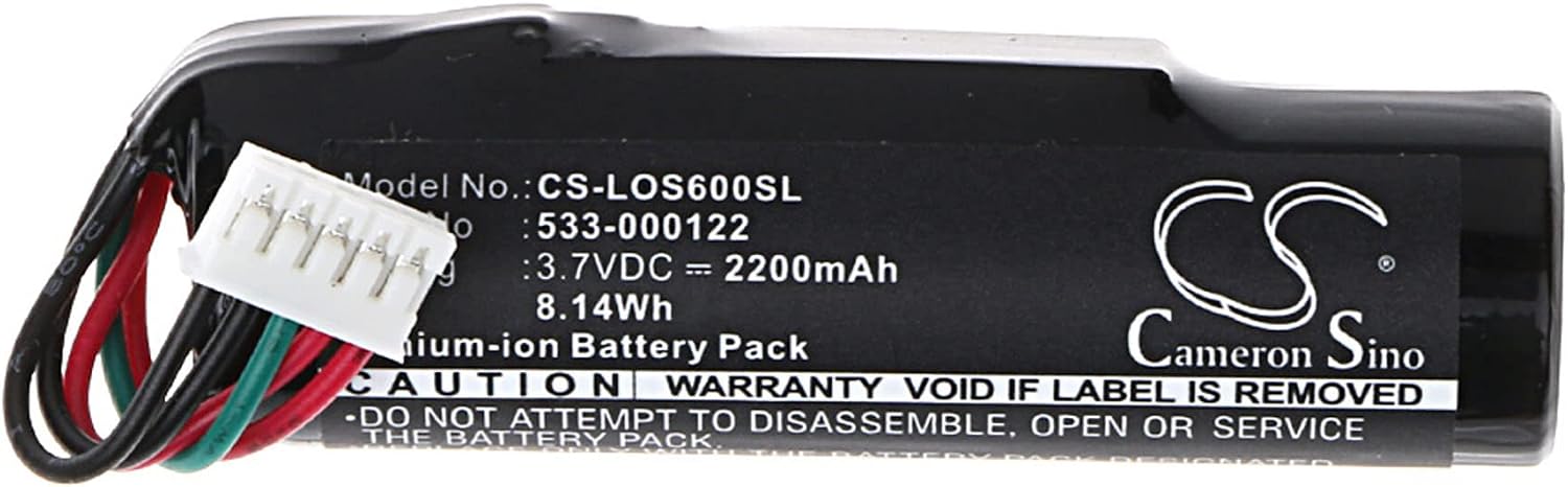 Cameron Sino Battery for Logitech UE ROLL, UE ROLL 2, UE Roll Ears Boom, WS600, WS600BL, WS600VI PN:Logitech 533-000122, T11715170SWU 2200mAh  8.14Wh