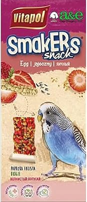 A&E Cage Co. Smackers Treat Sticks for Parakeet in Strawberry Flavor