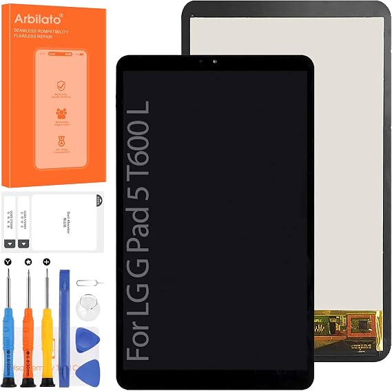 Screen for LG G PAD 5 10.1 Screen Replacement for LG T600L LCD Screen T600TS,T600MS,T600US Touch Display Digitizer Assembly Repair Parts(Black)