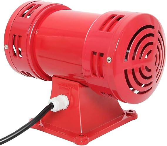 YaeCCC Air Raid Siren, 110V Electric Motor Driven Siren Alarm - 150db, Super Loud for Home & Outdoor