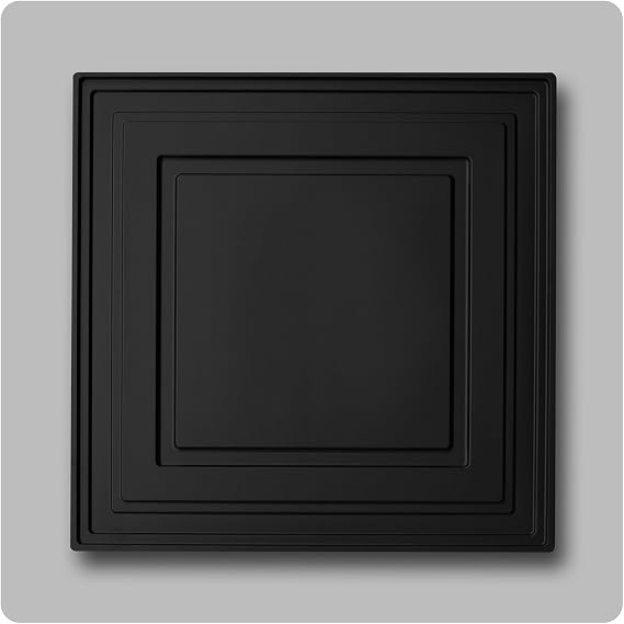 Mission PVC Ceiling Tile 2 x 2 (Black)
