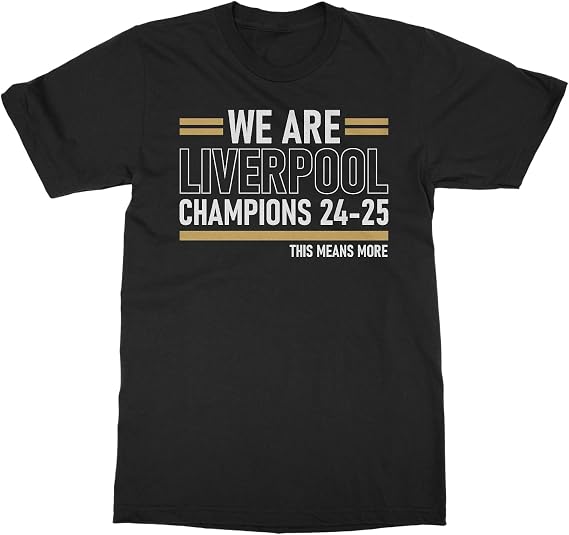 We are Champions 24-25 Liverpool-Inspired Unisex T-Shirt