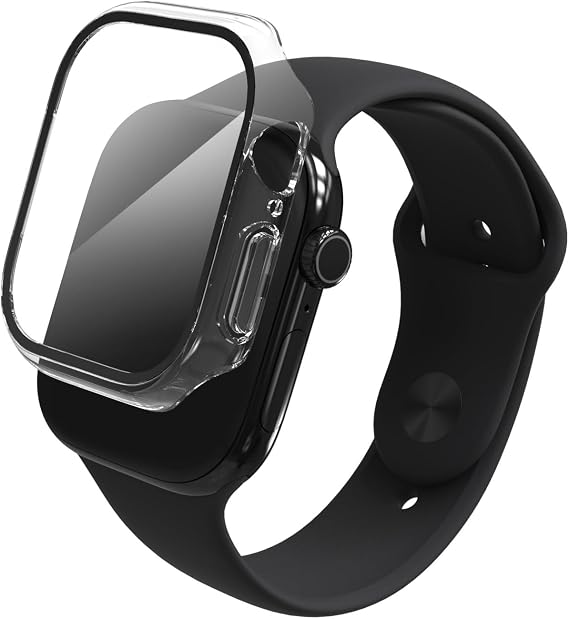 ZAGG Glass 360 Screen Protector for Apple Watch Series 11/10, Watch Size: 42mm, Integrated Bumper, 5X Stronger Impact Protection, Scratch-Resistant, Eco-Friendly Materials