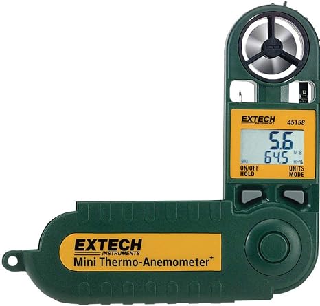 Extech Mini Thermoanemometer with Temperature and Humidity
