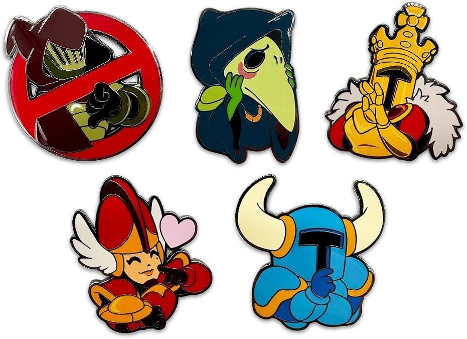 Youtooz Shovel Knight Pin Set, Official Licensed Shovel Knight Pins, Collectors Box Includes 5 Pins by Youtooz Shovel Knight Collection