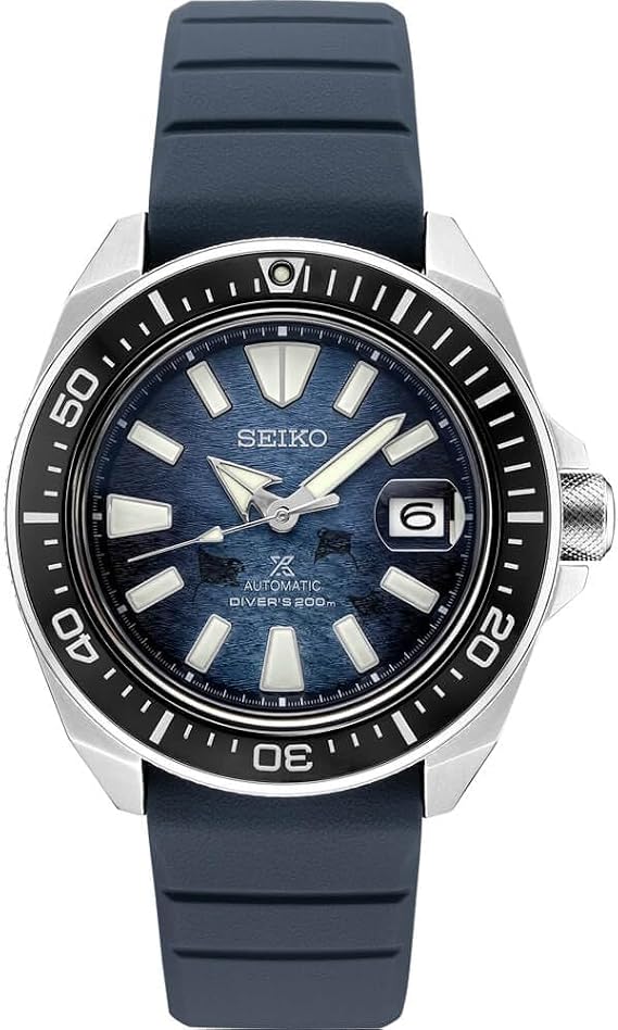 Seiko Men's Seiko Prospex Special Edition SRPF79 Silicone Automatic Watch Blue Diver