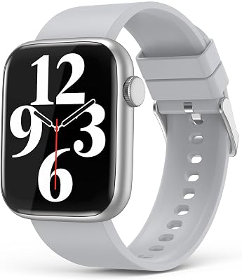 EarlySincere Smart Watch for Men Women Blood Pressure,1.9 HD Full Touch Screen Fitness Watch, 123 Sports Modes, Smartwatch with Waterproof