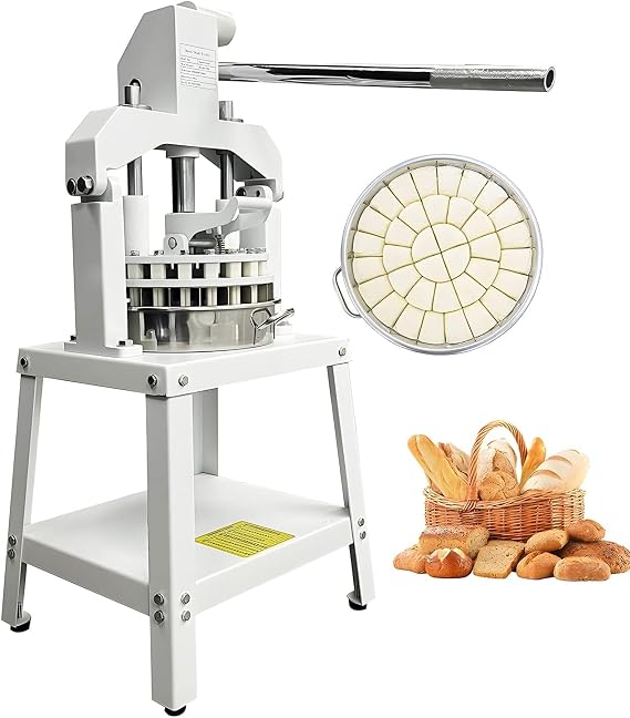 Dough Divider Rounder 36pcs Dough Cutter 1.06~5.64oz Manual Dough Equal Divider Maker Hand Press Dough Cutter Scraper Bread Maker for Bakery Desktop