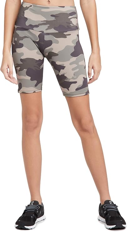Onzie Women's High Rise Biker Short, 2225, Combat Camo, XS