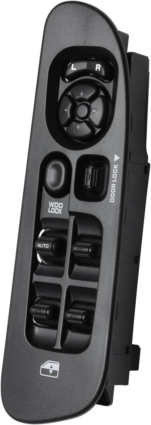 Power Window Switch Front Driver Side | Compatible with 2002-2008 Dodge Ram 1500 2500 3500 Quad Cab Mega Cab,2002-2009 Ram 1500 2500 3500,2001-2004 Dakota,2001-2003 Durango | OE 56049805AB