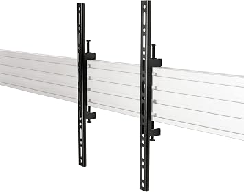 B-Tech Flat Screen Interface Arms System X Universal Interface, BT8390-VESA400F_B (System X Universal Interface Arms - VESA 400, Flat Panel Mount arm, Black, 70 kg, Rail, 177.8 cm (70),)