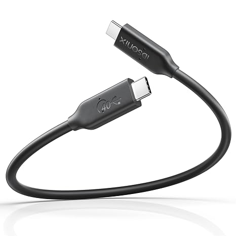 iDsonix [USB-IF Certified] USB 4 Cable 1ft Compatible with Thunderbolt 4 Cable Thunderbolt 3 Cable, 40Gbps USB4 Cable 100W Charging,8K or Dual 4K Display,for MacBook, iMac, Quest Link, eGPU