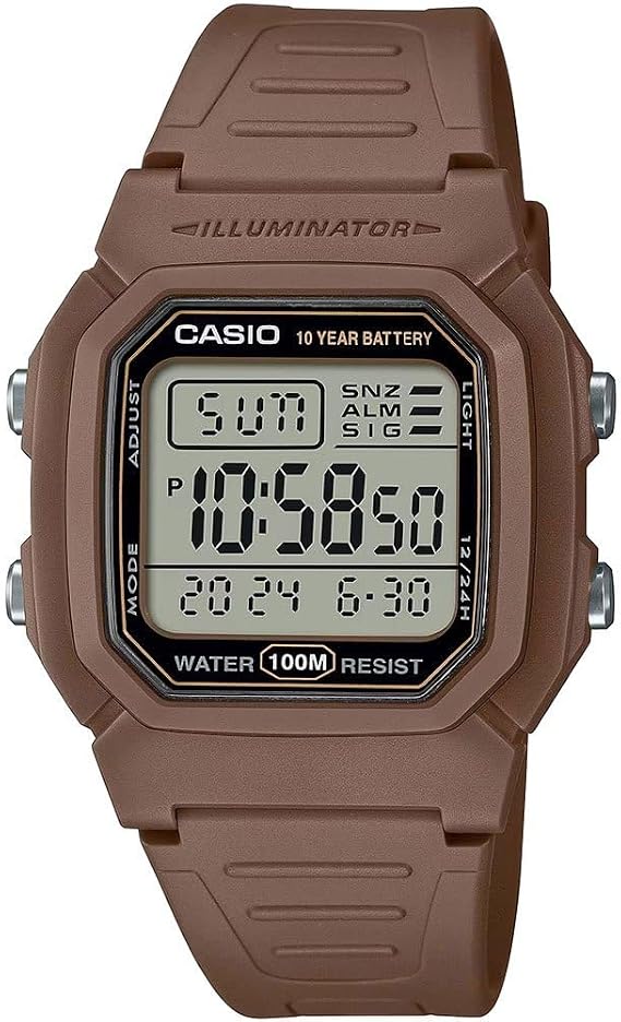 Casio W-800H-5AVDF Kol Saati, Kahve, Standart