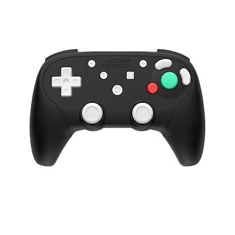 Retro Fighters BladeGC Wireless Controller Next-Gen - GameCube, Switch, PC, Gameboy Player Compatible (Black)