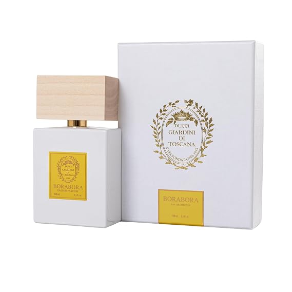 Giardini di Toscana - Borabora Eau de Parfum | Musky Floral Olfactory Family | Fragrance for Men + Women | Lasts up to 24 Hours | Non-Irritating Ingredients (100 ml | 3.4 fl oz)