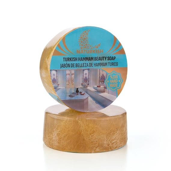 Turkish Hammam Beauty Soap, 100% Handmade Natural and Organic