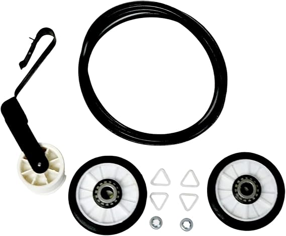 4392065 for Kenmore,Dryer Belt Pulley Maintenance Kit, Black and White Replacement Parts, PS373087 AP3131942